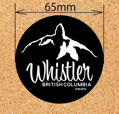 The Black Tusk round vinyl sticker 65mm diameter