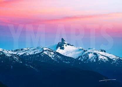 Matted print of photograph "The Black Tusk" #01601