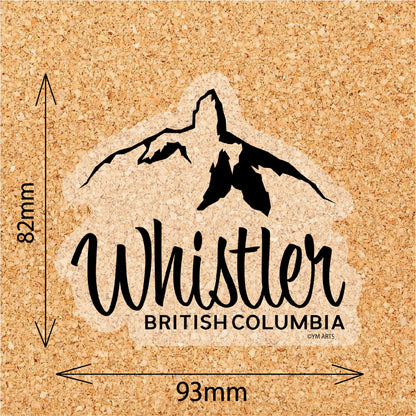 The Black Tusk transparent vinyl sticker