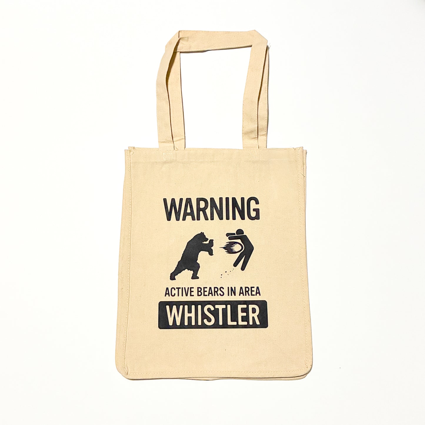 27L Jumbo Shopping Bag "ACTIVE BEARS IN AREA - WHISTLER"