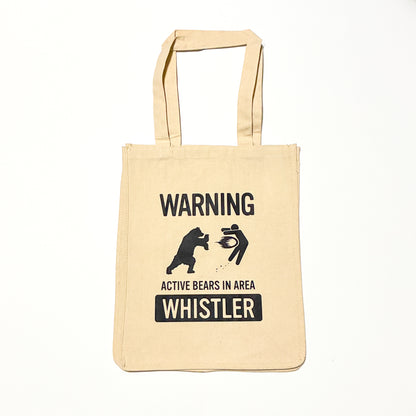 27L Jumbo Shopping Bag "ACTIVE BEARS IN AREA - WHISTLER"