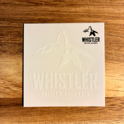 The Black Tusk transparent vinyl sticker