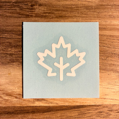 White maple decal 32x35mm