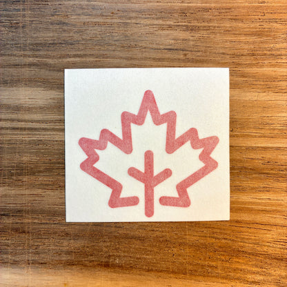 Red maple decal 53x60mm