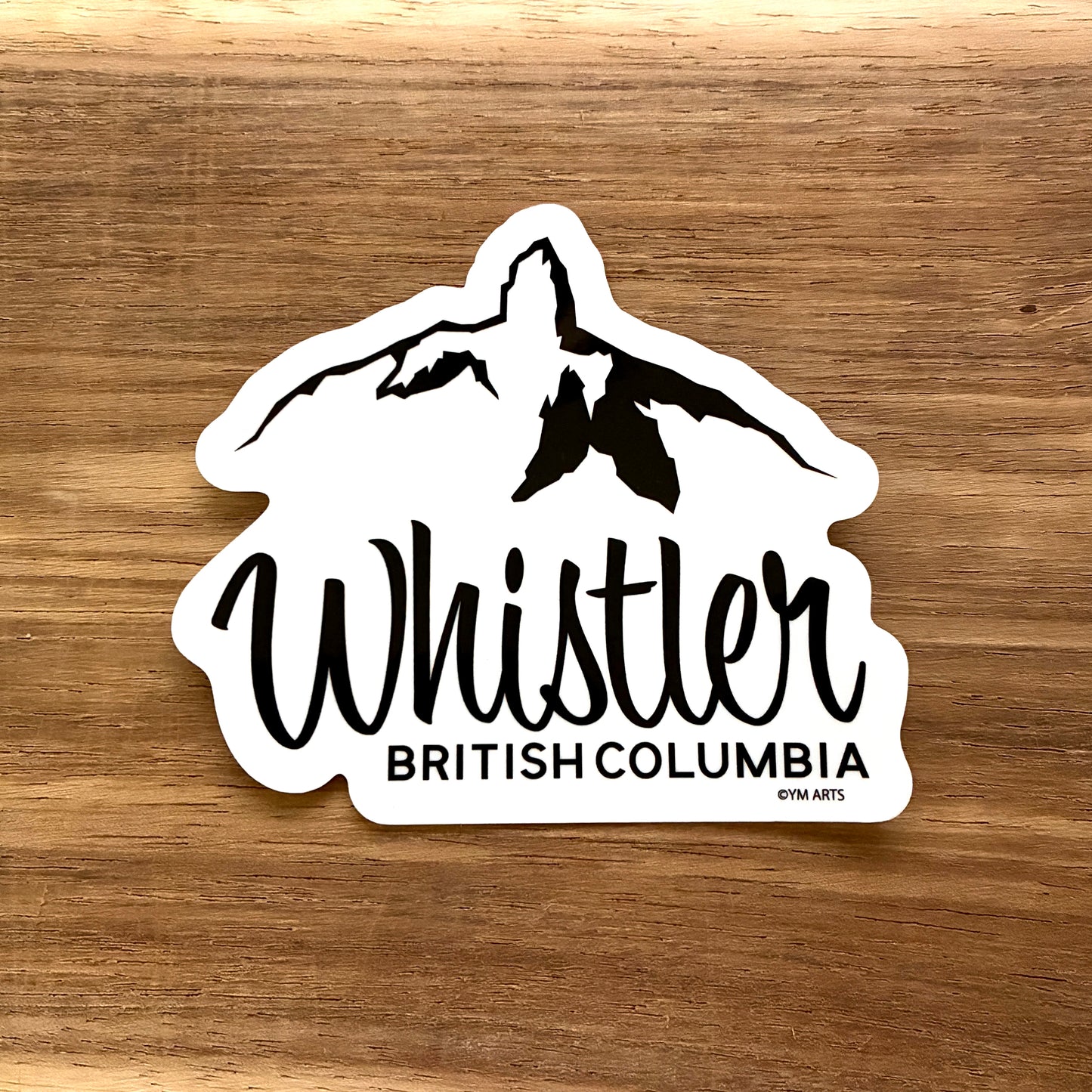The Black Tusk transparent vinyl sticker