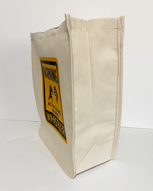 27L Jumbo Shopping Bag with bear warning signs for Whistler